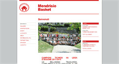 Desktop Screenshot of mendrisiobasket.ch